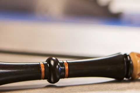 Ebony & Maple Inlaid Design
